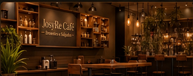 Ambiente acolhedor de cafeteria