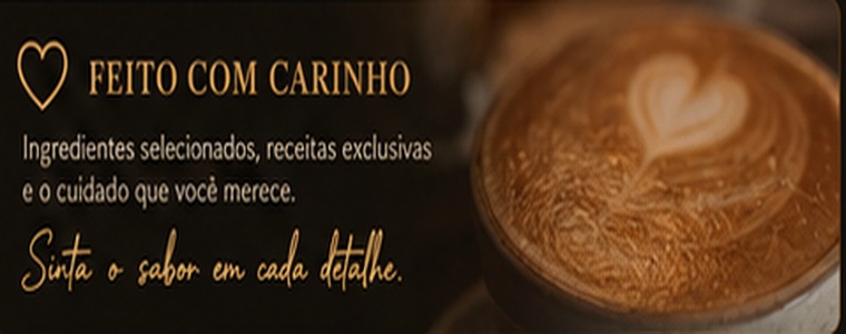 Café preparado com carinho